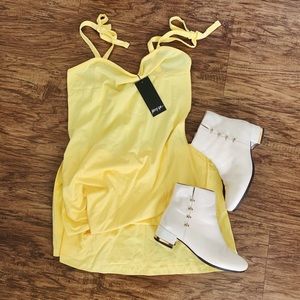 All tie need relaxed midi dress